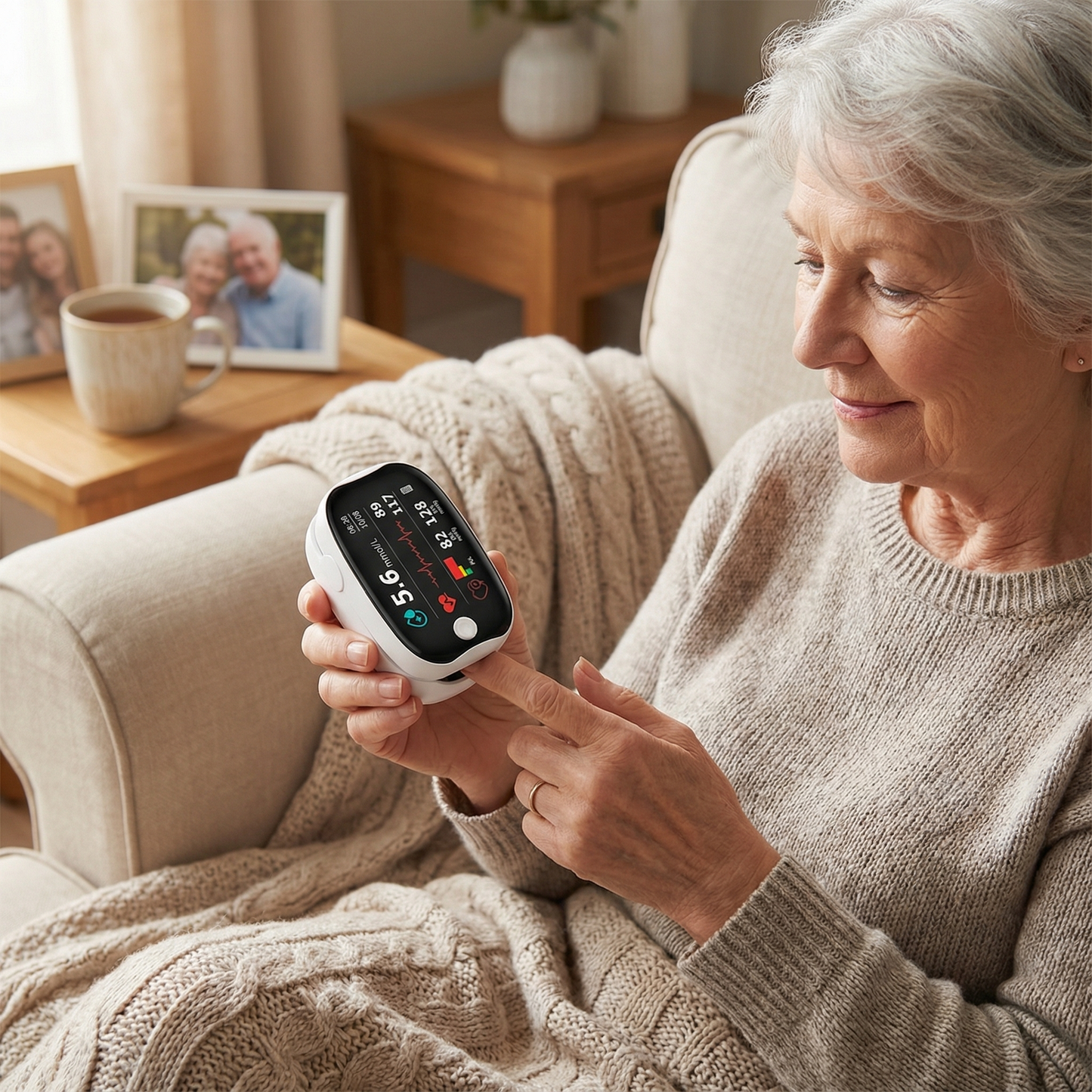 🌬️Laserski glukometer – Brezbolečno, hitro in natančno merjenje krvnega sladkorja!