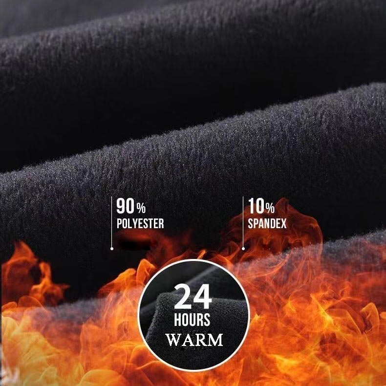 Elastické teplé plyšové skinny džínsy pre ženy