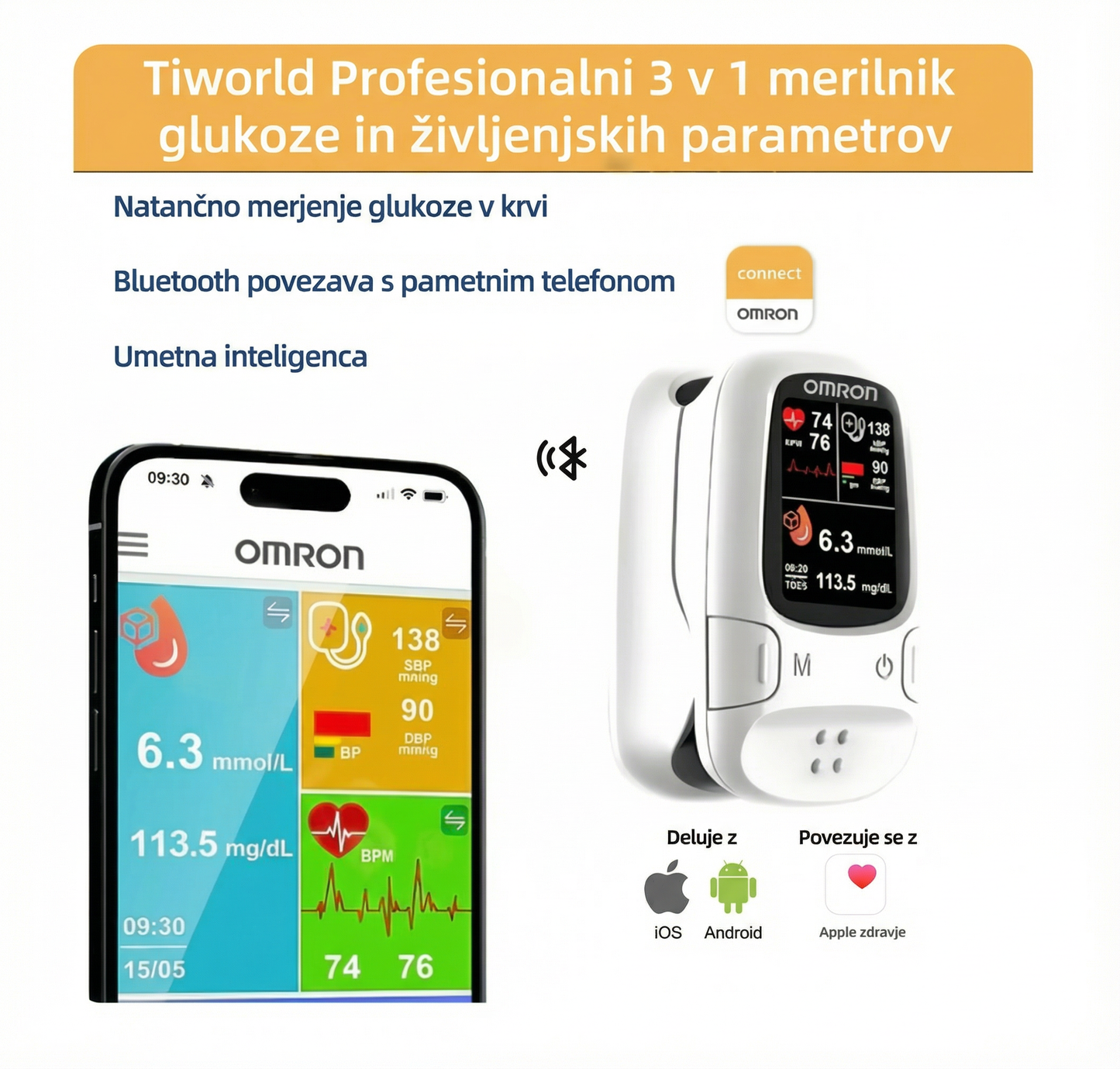 🔥🔥Jednoduché a pohodlné, inteligentné meranie kedykoľvek ho potrebujete ❤️❤️