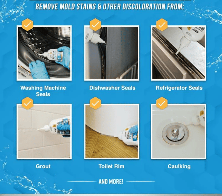 🚿 Účinný gél na odstránenie plesní a húb zo všetkých povrchov