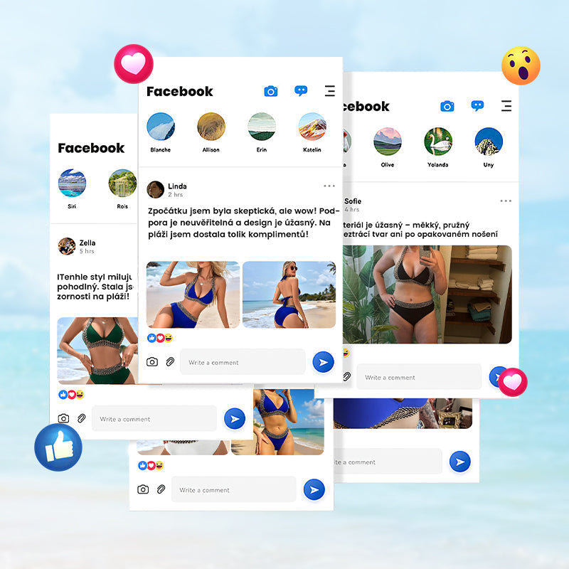 Dámske dvojdielne plavky s volánmi