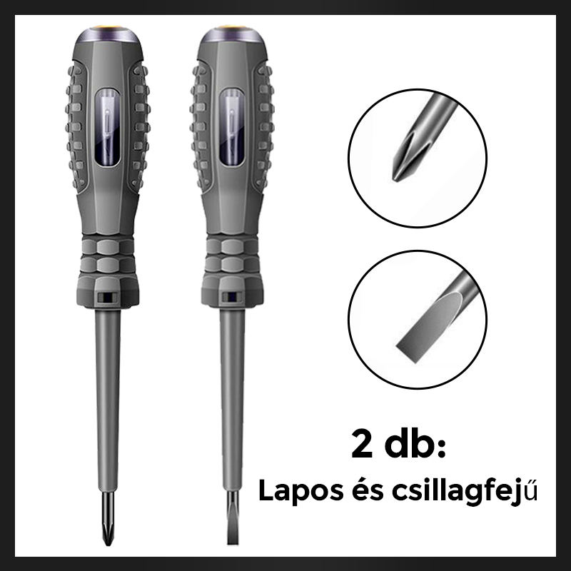 2 v 1 výkonný magnetický skrutkovač s vysokým krútiacim momentom a elektrickým senzorom