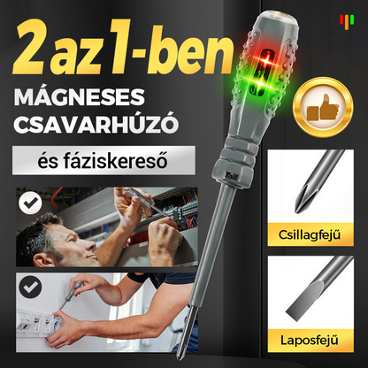 2 v 1 výkonný magnetický skrutkovač s vysokým krútiacim momentom a elektrickým senzorom