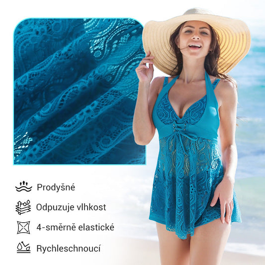 🔥Dámske krajkové plavky a šortky s výstrihom do V