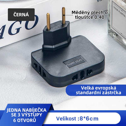 Otočný zásuvkový konvertor - predlžovacia zástrčka o 180 stupňov