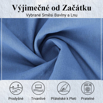 🎁Vysoko kvalitné, pohodlné letné šaty zo 100% ľanu🎁