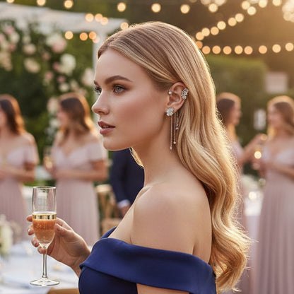 ✨NÁUŠNICE S FRINGED ŠTÝLOM A ZIRKÓNOM | PERFEKTNÝ DARČEK🎁