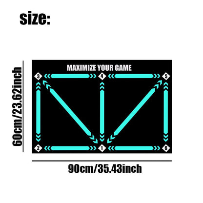 ⚽Tréningová podložka pre všetky úrovne futbalu (nekĺzavá, bezhlučná)