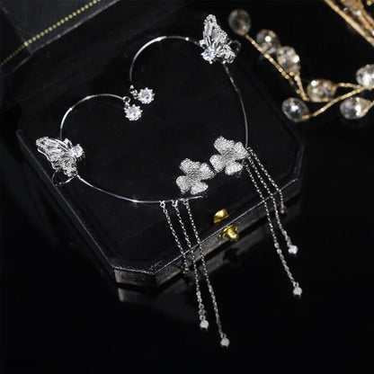 ✨NÁUŠNICE S FRINGED ŠTÝLOM A ZIRKÓNOM | PERFEKTNÝ DARČEK🎁