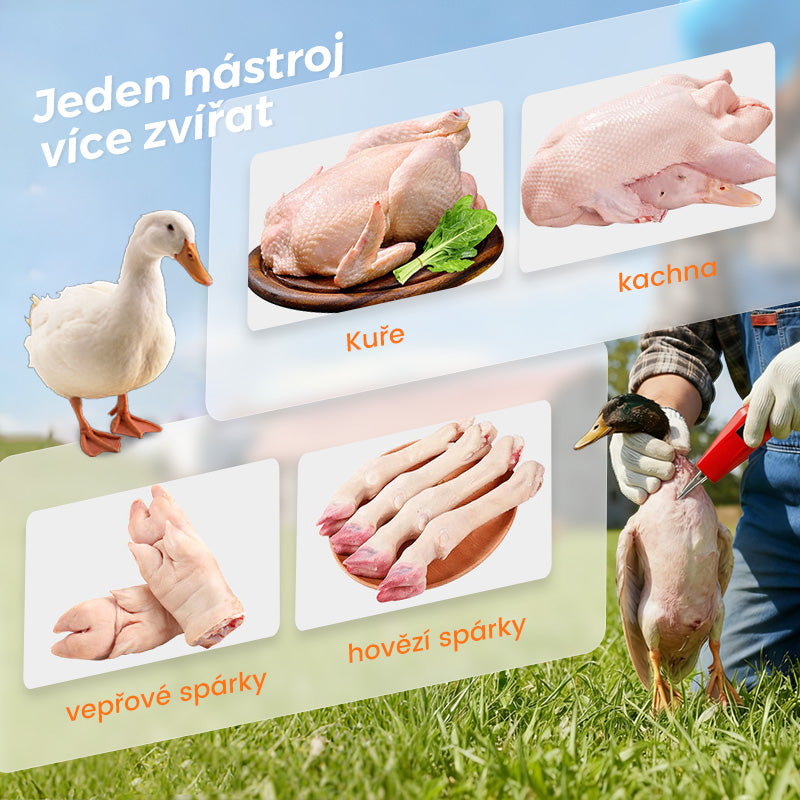 🦆🔥2026 VÝHODNÁ PONUKA 🔥🐓Elektrický stroj na šklbanie hydiny – ľahké šklbanie, šetrí čas a námahu!