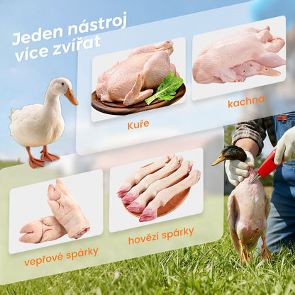 🦆🔥2026 VÝHODNÁ PONUKA 🔥🐓Elektrický stroj na šklbanie hydiny – ľahké šklbanie, šetrí čas a námahu!