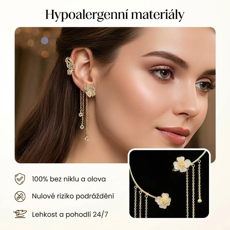 ✨NÁUŠNICE S FRINGED ŠTÝLOM A ZIRKÓNOM | PERFEKTNÝ DARČEK🎁