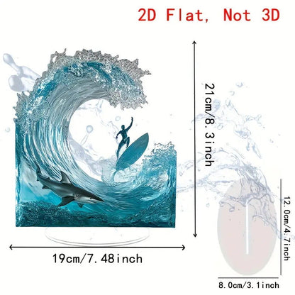Desktopová dekorácia s motívom Mesiaca