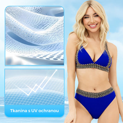 Dámske dvojdielne plavky s volánmi