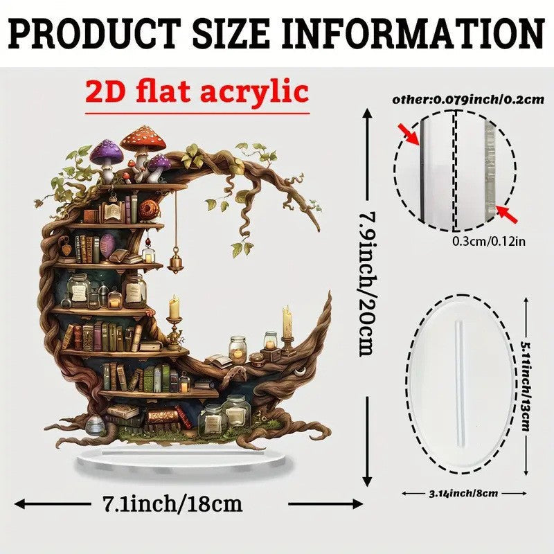 Desktopová dekorácia s motívom Mesiaca