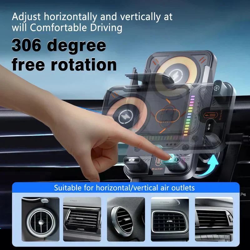 ⚡Nový bezdrôtový držiak do auta s funkciou rýchleho nabíjania