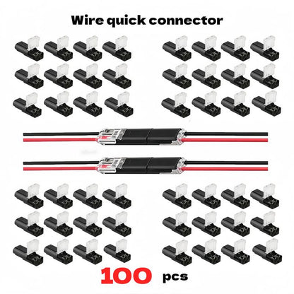 🏆Zásuvkové pripojenie dvojitého kábla s uzamykacou sponou