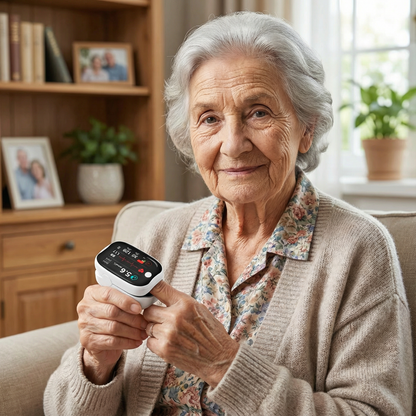 🌬️Laserski glukometer – Brezbolečno, hitro in natančno merjenje krvnega sladkorja!
