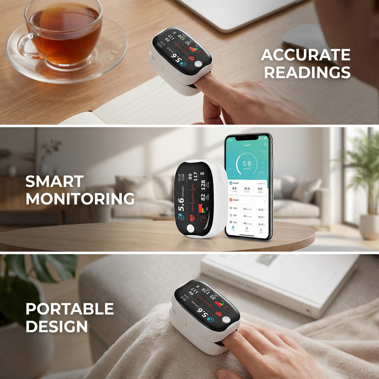 🌬️Laserski glukometer – Brezbolečno, hitro in natančno merjenje krvnega sladkorja!