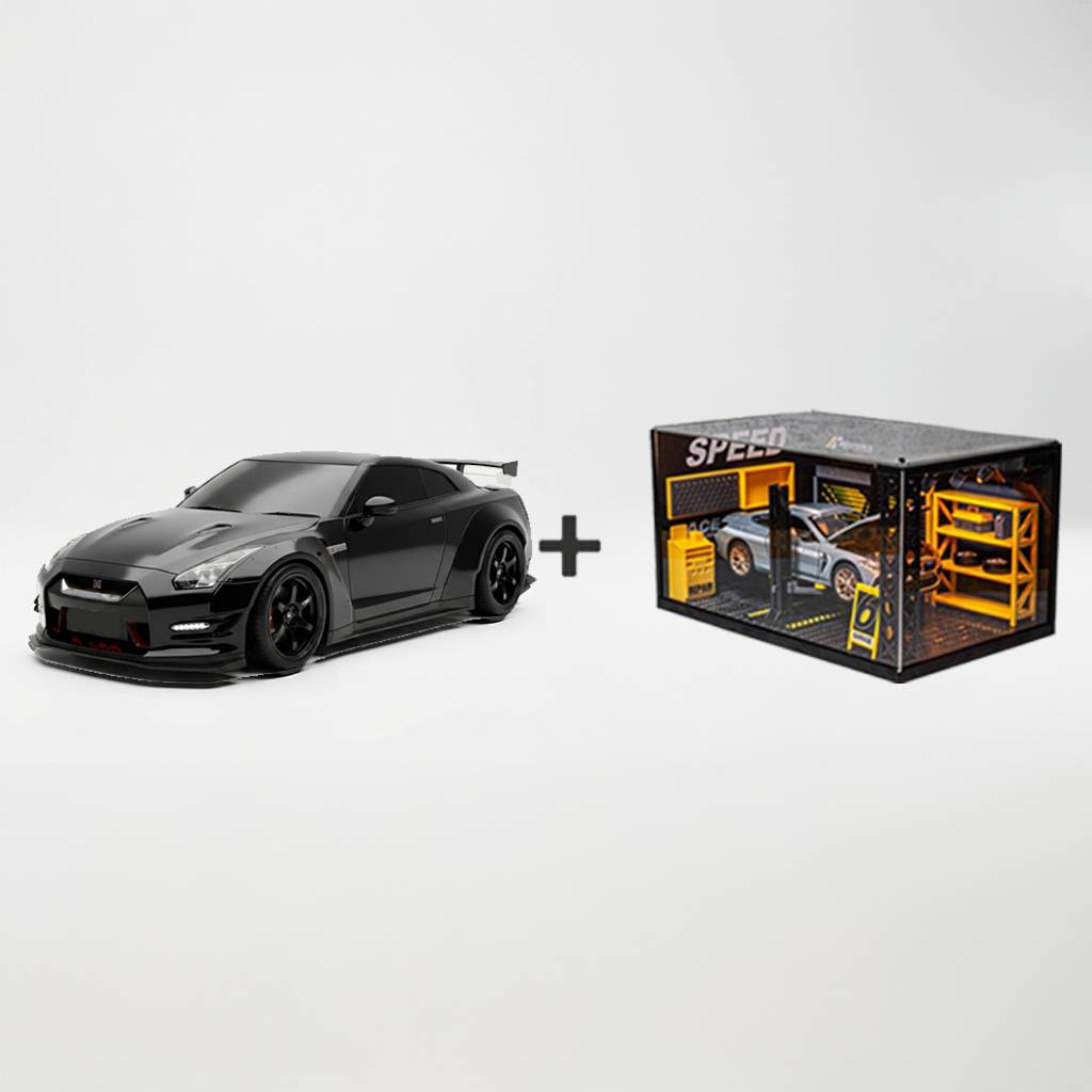 【🎁Perfektný vianočný darček🎁】🎄Supercar——🏎️Realistický motor GTR a svetelné efekty