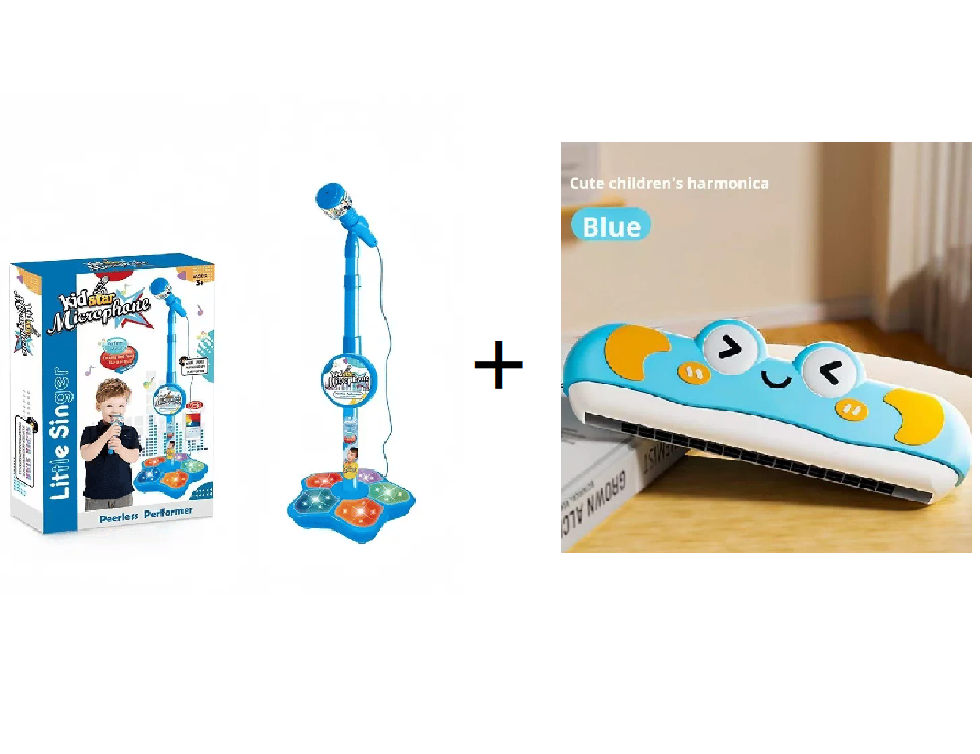 🎁🎄 🎤✨ Hra so zaťahovacím mikrofónom, hra na karaoke so svetlom