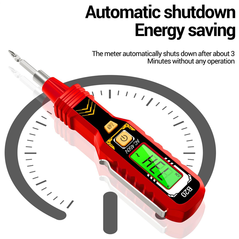 Bezkontaktný tester napätia s LCD displejom