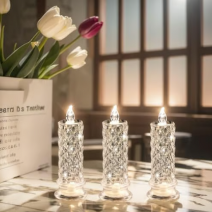 💕 Romantické LED sviečky bez plameňa