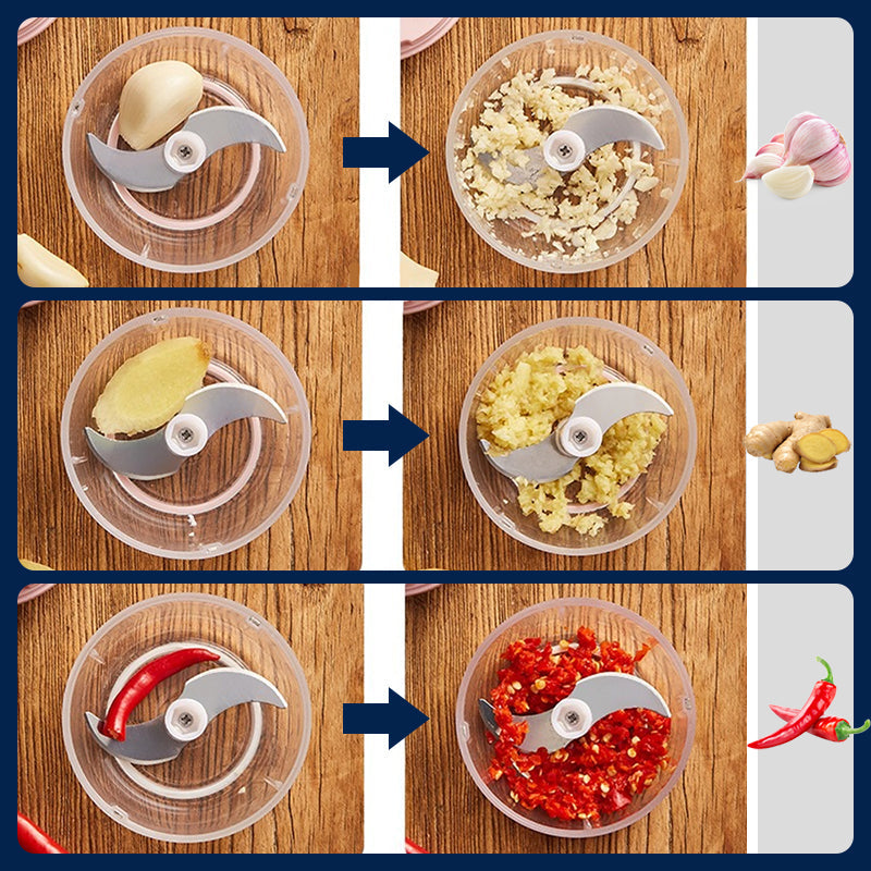 🔥Výkonný elektrický sekáčik potravín s veľkou kapacitou