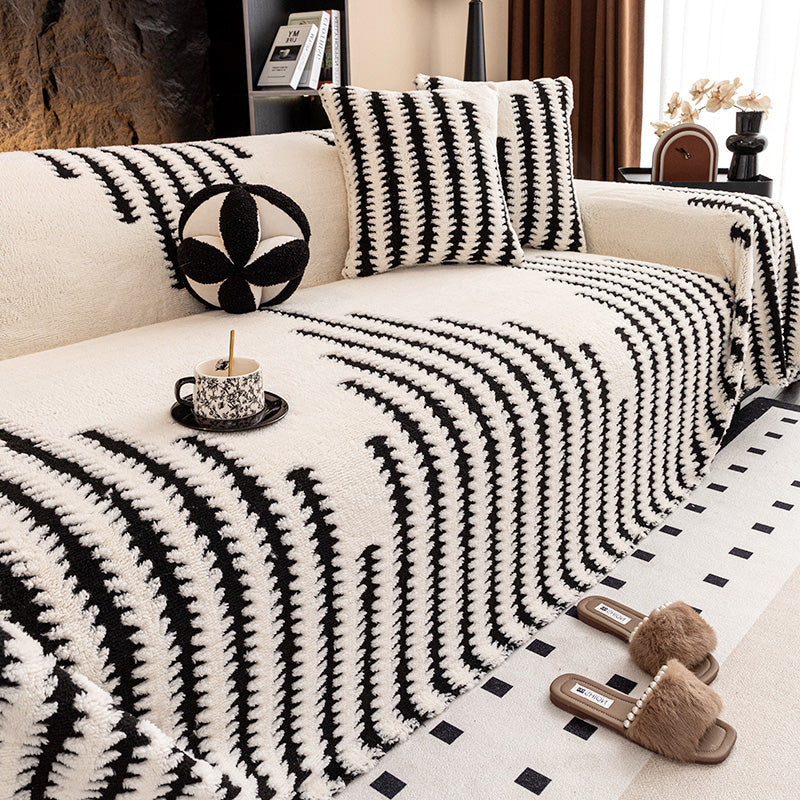 Mäkký plyšový protišmykový poťah na pohovku🧣