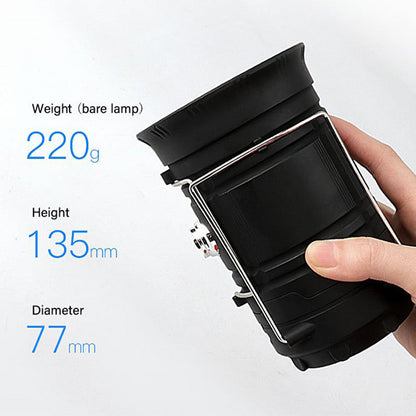 ⛺️Solárne skladacie kempingové svetlo