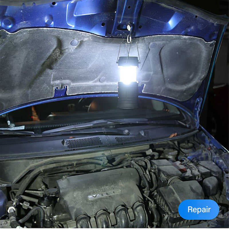 ⛺️Solárne skladacie kempingové svetlo