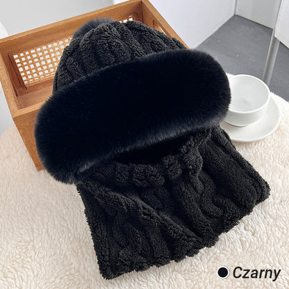 Dámska zimná teplá vetruodolná plyšová šatka