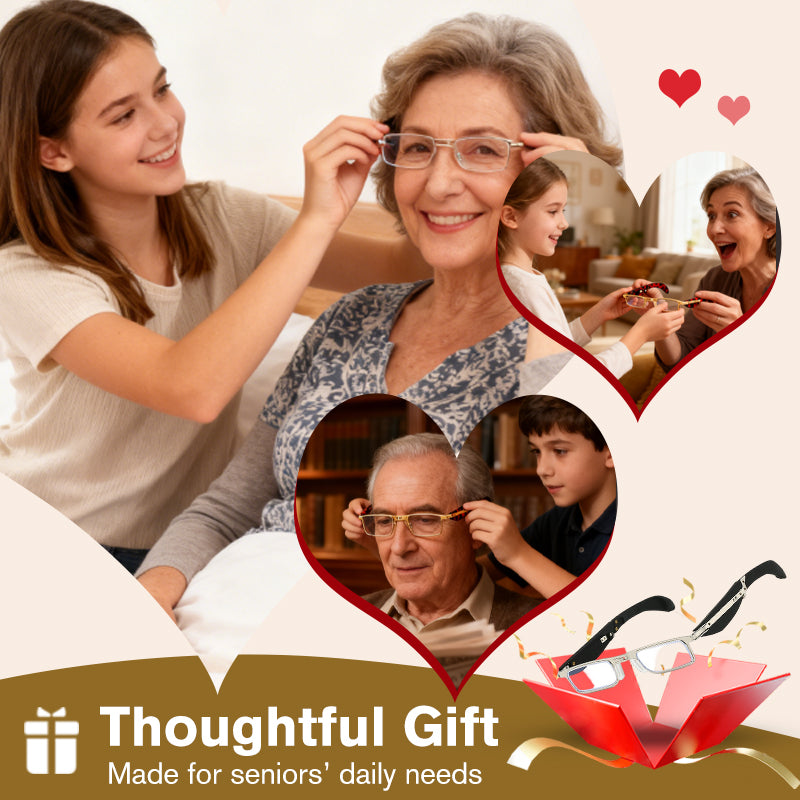 Skladacie okuliare na čítanie s filtrom modrého svetla a puzdrom 🎁 Darček zadarmo nástroj na opravu obrúčok okuliarov