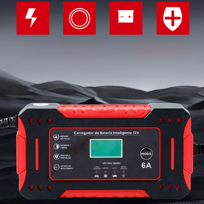 🚗⚡Prenosná inteligentná nabíjačka autobatérií