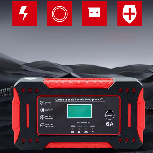 🚗⚡Prenosná inteligentná nabíjačka autobatérií