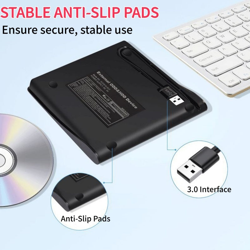 Externá CD/DVD mechanika pre notebook