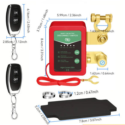 Odpojovač autobatérie s diaľkovým ovládaním 12V/24V