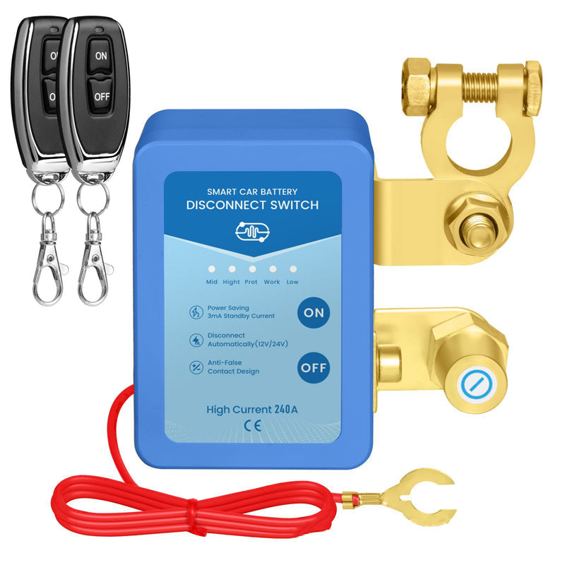 Odpojovač autobatérie s diaľkovým ovládaním 12V/24V