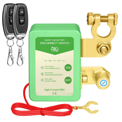 Odpojovač autobatérie s diaľkovým ovládaním 12V/24V