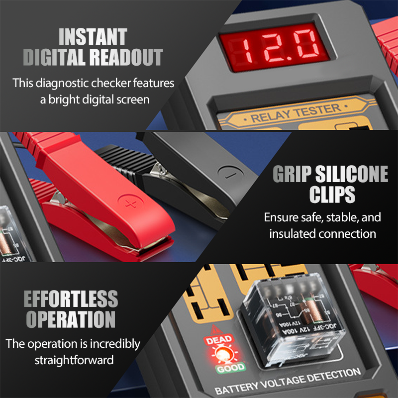 🔌 Tester napätie automobilového relé s LED indikátorom⚡