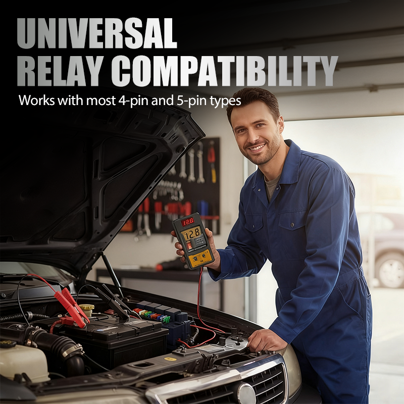 🔌 Tester napätie automobilového relé s LED indikátorom⚡