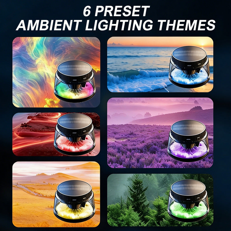 Automatický difuzér vône do auta so 6 svetlami