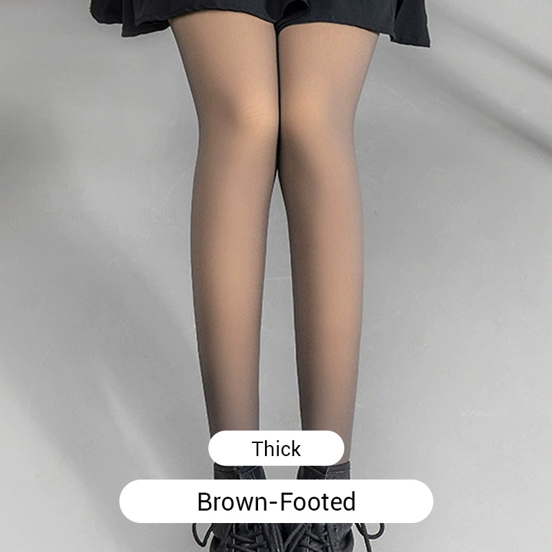 Dámske pančuchy s kontrolným vrchným lemom