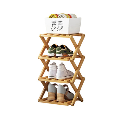 Odolný skladací bambusový botník