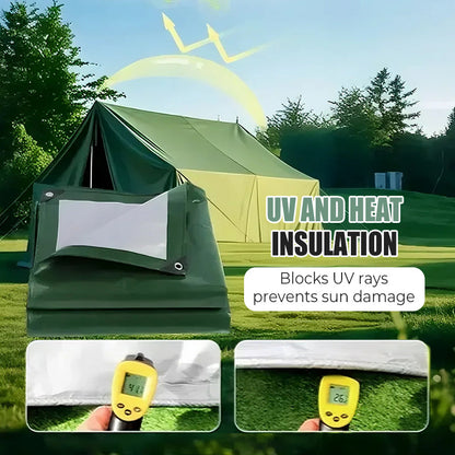 ☀️Vonkajšia vodeodolná plátená tkanina s UV ochranou💧