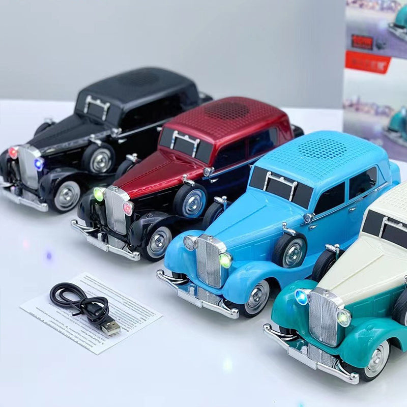 Bluetooth reproduktor v štýle vintage s priestorovým zvukom