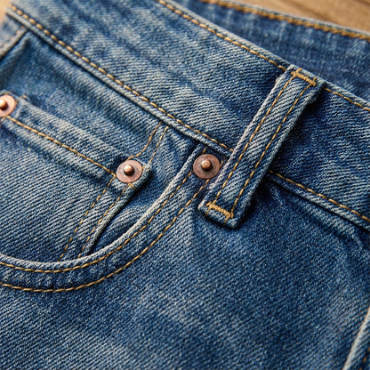 👖 Dámske vintage džínsy s vysokým pásom a širokými nohavicami