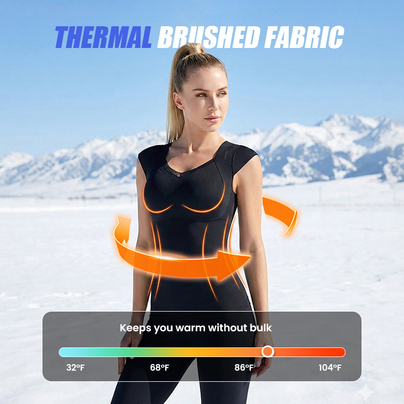 Dámska termobielizeň s integrovanou podprsenkou